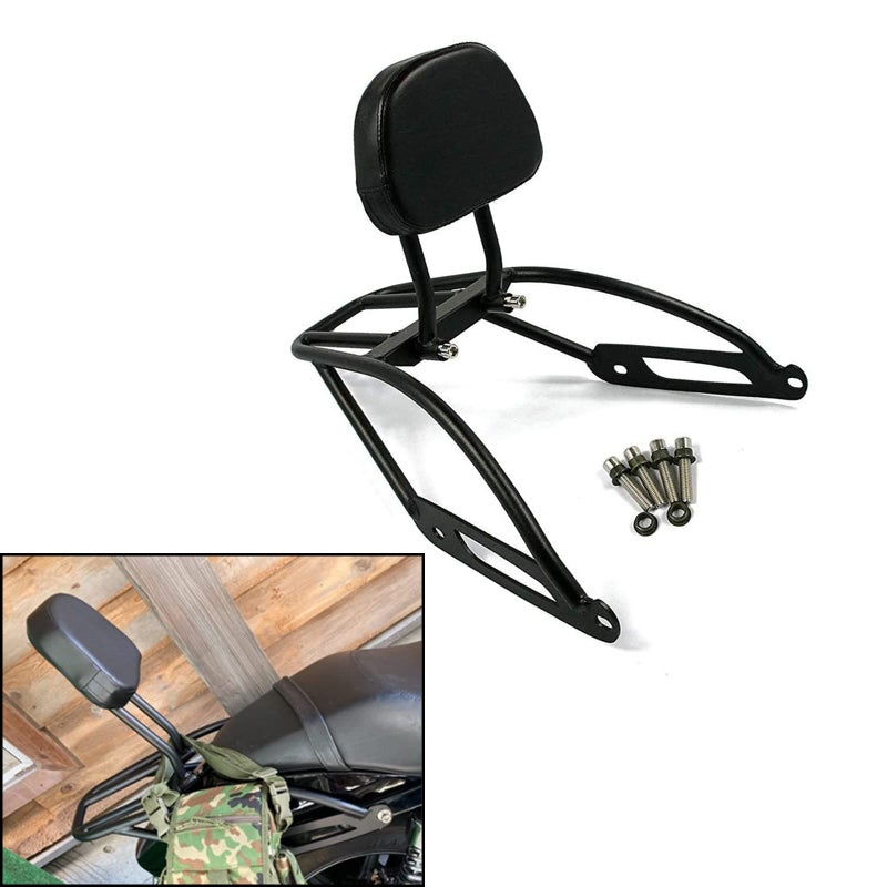 COBIKE Motorcycle Detachable Passenger Backrest Sissy Bar with Luggage Rack for Harley Street 750 500 XG750 XG500 2015-2018 - Image 1